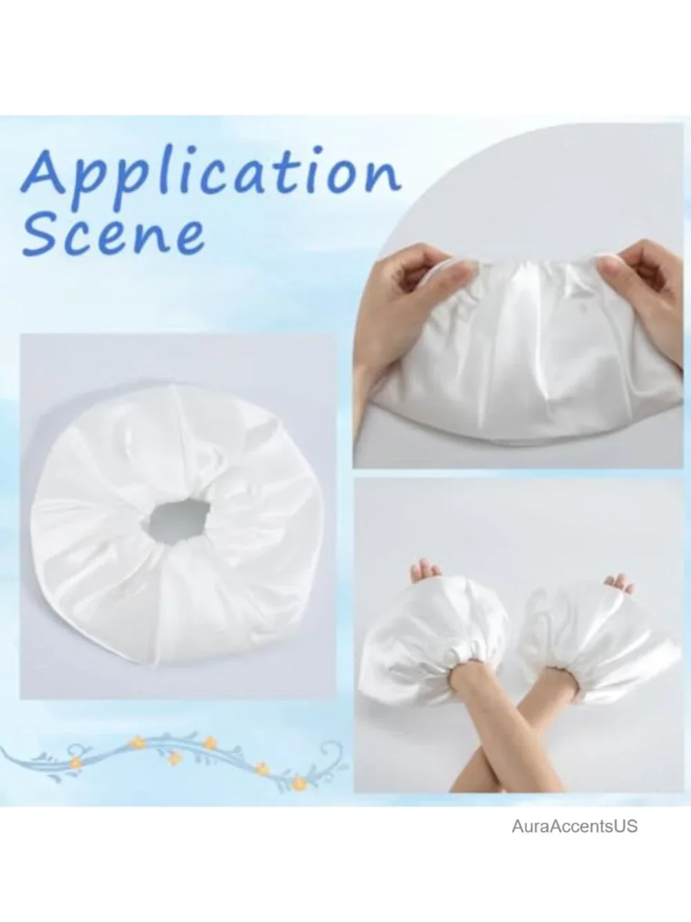 Detachable Puff Sleeves Satin Bridal Wedding Accessories Handmade Elegant